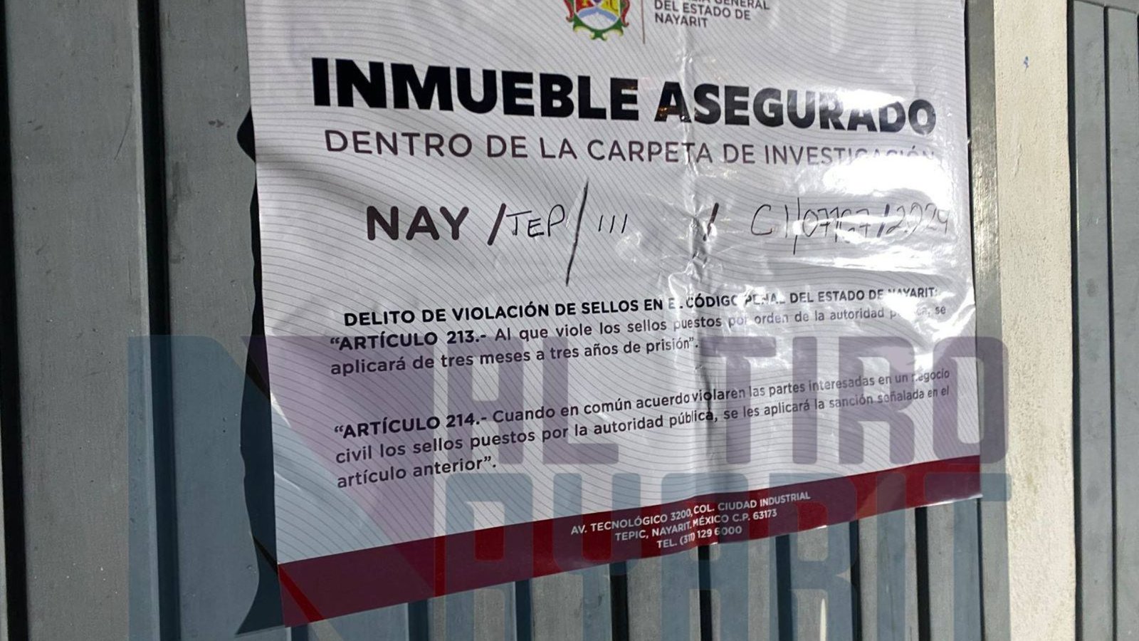 INTENSO OPERATIVO POLICIAL EN LA COLONIA 2 DE AGOSTO DE TEPIC